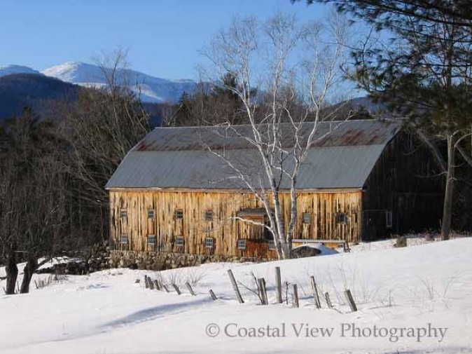 Barn from the East Pasture Loop Trail, Jackson, NH